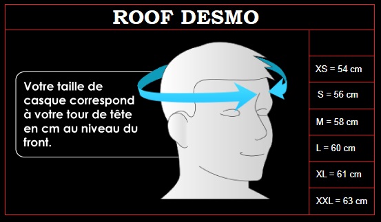 Roof - Casque Desmo Uni Noir Mat